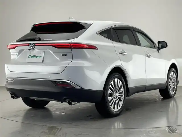 トヨタ ハリアー ハイブリッド Z レザーパッケージ 愛知県 2024(令6)年 2.5万km プラチナホワイトパールマイカ 純正１２．３型ナビ　調光ルーフ　ＪＢＬ　禁煙　全方位カメラ　デジタルインナーミラー　黒革　シートヒーター　電動リアゲート　前後ドラレコ　衝突軽減　追従クルコン　ＢＳＭ　ＨＵＤ　コーナーセンサ　フルセグTV　ETC2.0　LEDオートライト　フォグランプ　セーフティセンス　ナノイーX