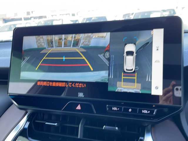 トヨタ ハリアー ハイブリッド Z レザーパッケージ 徳島県 2024(令6)年 2.5万km プラチナホワイトパールマイカ 純正１２．３型JBLナビ/調光ルーフ/全方位カメラ/デジタルインナーミラー/黒革/前席シートヒーター　/電動リアゲート/前後ドラレコ/追従クルコン/ＢＳＭ/ＨＵＤ/前後コーナーセンサ/ETC2.0/LEDオートライト/フォグランプ/セーフティセンス/ナノイーX