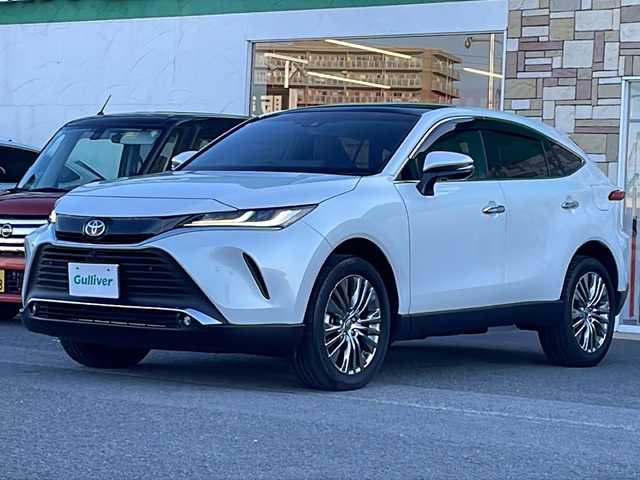 トヨタ ハリアー ハイブリッド Z レザーパッケージ 徳島県 2024(令6)年 2.5万km プラチナホワイトパールマイカ 純正１２．３型JBLナビ/調光ルーフ/全方位カメラ/デジタルインナーミラー/黒革/前席シートヒーター　/電動リアゲート/前後ドラレコ/追従クルコン/ＢＳＭ/ＨＵＤ/前後コーナーセンサ/ETC2.0/LEDオートライト/フォグランプ/セーフティセンス/ナノイーX