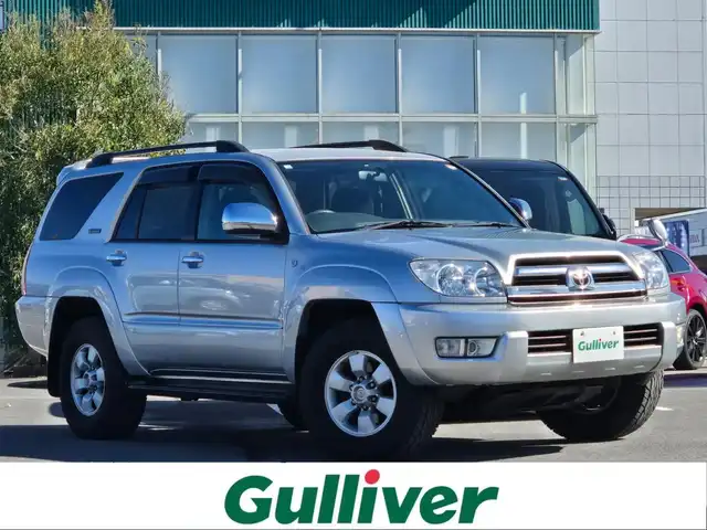 トヨタ ハイラックス サーフ SSR－X 鹿児島県 2005(平17)年 5.4万km シルバーM 社外ＳＤナビ（ＣＮ－ＨＥ０２ＷＤ）　/Ｂｌｕｅｔｏｏｔｈオーディオ　/フルセグテレビ　/バックカメラ　/ＥＴＣ　/イージークローザー　/スタッドレスタイヤ積載　/エンジンイモビライザー　/純正アルミホイール（１６インチ）/ハロゲンヘッドライト/ルーフレール/Wエアバック