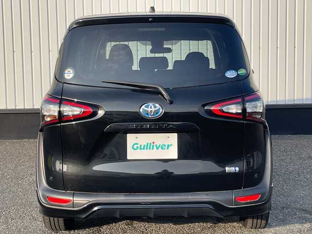トヨタ シエンタ ハイブリッド G クエロ 千葉県 2017(平29)年 1.5万km ブラックマイカ TRDフルエアロ/純正メモリナビ/(フルセグTV/BT/CD/DVD/FM/AM)/衝突被害軽減システム/車線逸脱警報/バックカメラ/クルーズコントロール/ハーフレザーシート/両側パワースライドドア/横滑り防止装置/ビルトインETC2.0/アイドリングストップ/LEDヘッドライト/オートライト/ウィンカーミラー/電動格納ミラー/シートヒーター/シートリフター/プッシュスタート/スマートキー/フロアマット/スペアキー/保証書