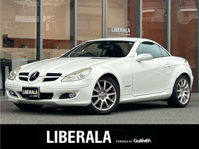 メルセデス・ベンツ ＳＬＫ２００ コンプレッサー 福岡県 2007(平19)年 5.4万km 白 純正ナビ /CD/DVD /MD /パワーシート /シートヒーター /バックカメラ /パドルシフト /クルーズコントロール