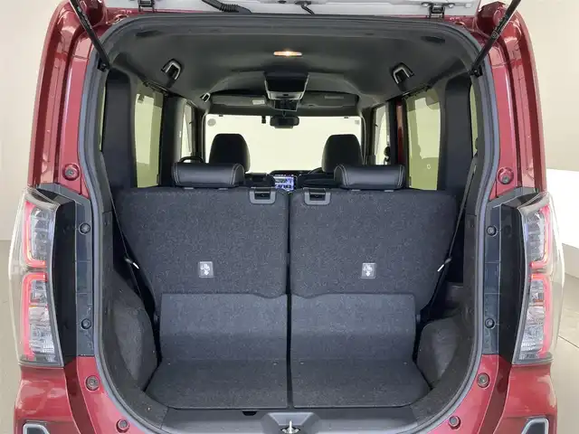 ダイハツ タント カスタム X スタイルセレクション 愛知県 2021(令3)年 1.6万km ファイアークォーツレッドM 純正９型ナビ　全方位カメラ　両側パワスラ　禁煙　フルセグTV　ＤＶＤ　Ｂｌｕｅｔｏｏｔｈ　ドラレコ　車線逸脱　衝突軽減　コーナーセンサー　ＬＥＤライト　フォグランプ　シートヒーター　ＵＳＢ　純正マット