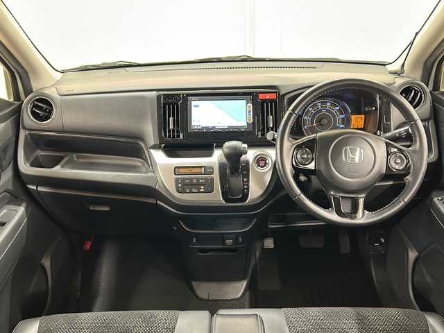 ホンダ Ｎ ＷＧＮ G スタイリッシュパッケージ 道央・札幌 2015(平27)年 7.6万km プレミアムホワイトパールⅡ ハーフレザーシート//純正ナビ//バックカメラ//ワンセグ//クルーズコントロール//純正エンジンスターター//シートヒーター//プッシュスタート//スマートキー