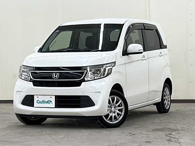 ホンダ Ｎ ＷＧＮ G スタイリッシュパッケージ 道央・札幌 2015(平27)年 7.6万km プレミアムホワイトパールⅡ ハーフレザーシート//純正ナビ//バックカメラ//ワンセグ//クルーズコントロール//純正エンジンスターター//シートヒーター//プッシュスタート//スマートキー