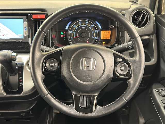 ホンダ Ｎ ＷＧＮ G スタイリッシュパッケージ 道央・札幌 2015(平27)年 7.6万km プレミアムホワイトパールⅡ ハーフレザーシート//純正ナビ//バックカメラ//ワンセグ//クルーズコントロール//純正エンジンスターター//シートヒーター//プッシュスタート//スマートキー