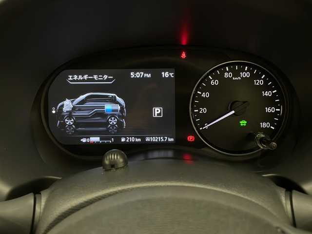 日産 キックス X 宮崎県 2020(令2)年 4.5万km ダークブルー 禁煙車/エマージェンシーブレーキ/純正9型ナビTV/（CD/DVD/Bluetooth/FMAM/フルセグTV)/純正ビルトインETC/純正LEDオートライト/純正LEDフォグ/純正17インチアルミ/純正フロアマット/プロパイロット/アラウンドビューモニター/レーンディパーチャーアラート/オートマチックハイビーム/デジタルインナーミラー/クリアランスソナー/ハーフレザーシート/前席シートヒーター/ステアリングヒーター/電子パーキング/オートホールド/オートエアコン/本革巻ハンドル/スマートキー/プッシュエンジンスタート/スペアキー/新車時保証書/取扱い説明書