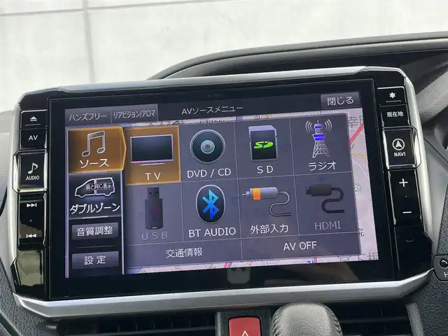 トヨタ ヴォクシー ZS 煌Ⅱ 千葉県 2019(令1)年 4.2万km ブラック ALPINE11インチナビ/・フルセグ/BT/CD/DVD/SD/トヨタセーフティセンス/・プリクラッシュセーフティ/先行車発進告知/クリアランスソナー/バックカメラ/ビルトインETC/両側パワースライドドア/LEDヘッドライト/クルーズコントロール/フォグランプ/ドアバイザー/全席オートウィンドウ/２列目サンシェード