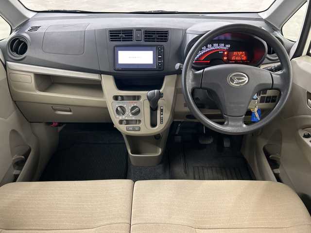 ダイハツ ムーヴ L 長崎県 2013(平25)年 3.6万km パールホワイトⅢ 登録時35162km/純正ナビ（NSCT-W63D）/・ワンセグ/キーレス/電格ミラー/純正バイザー/アイドリングストップ/エアバック/純正フロアマット