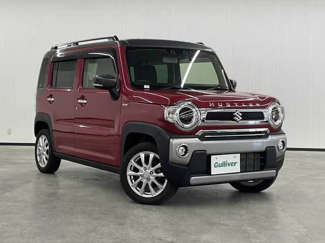 スズキ ハスラー Jスタイル 長崎県 2022(令4)年 2.7万km フェニックスレッドパール/ガンメタリック2トーンルーフ ワンオーナー/社外メモリナビ&ワンセグTV&CD&DVD&USB&BT/車線逸脱機能/衝突軽減ブレーキ/後方コーナーセンサー/アイドリングストップ/社外前後ドライブレコーダー/シートヒーター/ステアリングスイッチ/バックカメラ/LEDヘッドライト/オートライト/電動格納ミラー/ウィンカーミラー/社外15インチAW付スタッドレスタイヤ装着/純正15インチAW付サマータイヤ積込/社外ドアバイザー/プッシュスタート/スマートキー/スペアキー1本/取扱説明書/保証書