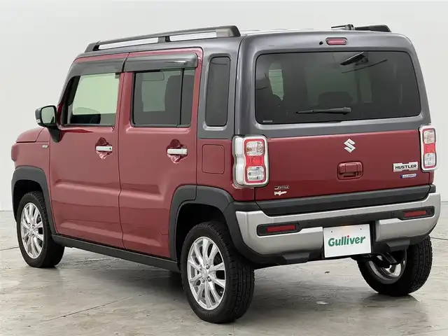 スズキ ハスラー Jスタイル 福岡県 2022(令4)年 2.7万km フェニックスレッドパール/ガンメタリック2トーンルーフ 社外ナビ／フルセグＴＶ　/バックカメラ　/ＥＴＣ　/前後ドラレコ　/コーナーセンサー　/衝突被害軽減ブレーキ　/レーンキープ　/アイドリングストップ　/シートヒーター　/純正ＡＷ付きサマータイヤ４本積込有　/ＬＥＤヘッドライト