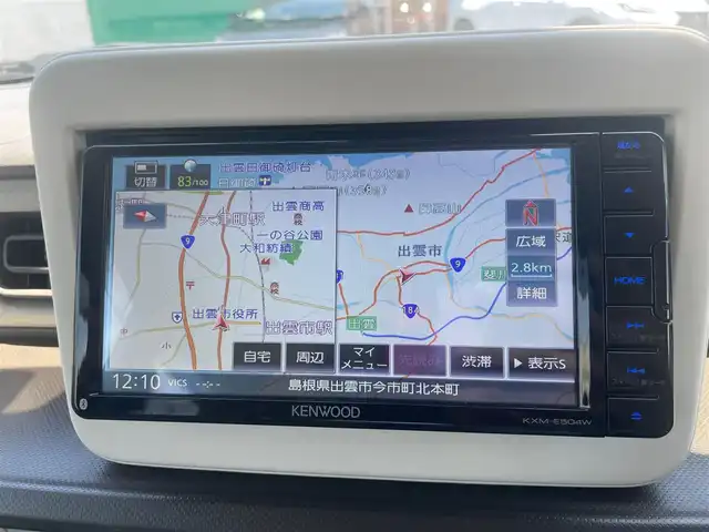 スズキ ラパン L 島根県 2020(令2)年 6.7万km フォーンベージュM 純正ナビ/フルセグTV/Bluetooth/DVD再生/ドライブレコーダー　/ＥＴＣ　/運転席シートヒーター/衝突被害軽減ブレーキ/レーンアシスト　/横滑り防止装置　/スマートキー/プッシュスタート/オートライト/アイドリングストップ/純正フロアマット