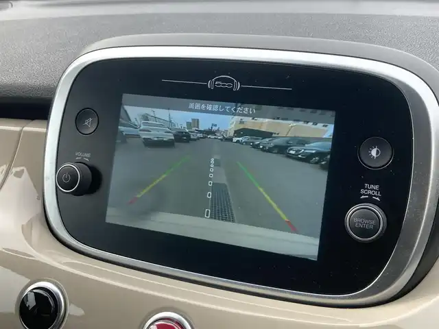 フィアット ５００Ｘ クロス 熊本県 2020(令2)年 2.3万km ベージュ ・スマートキー/・プッシュスタート/・全面衝突警報/・レーンキープエイド/・前後パーキングセンサー/・ブラインドスポットモニター/・アクティブブレーキ/・クルーズコントロール(追従式)/・黒革シート/・前席パワーシート/・前席シートヒーター /・純正ディスプレイオーディオ/　【Bluetooth・USB】/・バックカメラ/・ETC/・ルーフキャリア(THULE製)/・LEDヘッドランプ/・LEDフォグランプ/・純正マット/・保証書/取説