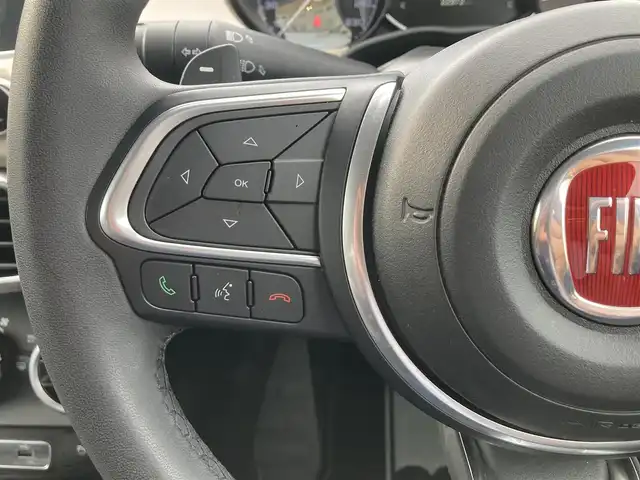 フィアット ５００Ｘ クロス 熊本県 2020(令2)年 2.3万km ベージュ ・スマートキー/・プッシュスタート/・全面衝突警報/・レーンキープエイド/・前後パーキングセンサー/・ブラインドスポットモニター/・アクティブブレーキ/・クルーズコントロール(追従式)/・黒革シート/・前席パワーシート/・前席シートヒーター /・純正ディスプレイオーディオ/　【Bluetooth・USB】/・バックカメラ/・ETC/・ルーフキャリア(THULE製)/・LEDヘッドランプ/・LEDフォグランプ/・純正マット/・保証書/取説