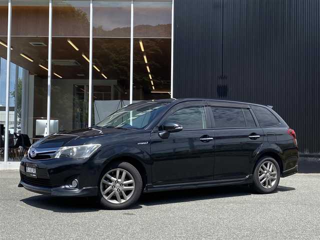 トヨタ カローラ フィールダー HV G エアロツアラー W×B 福岡県 2013(平25)年 17.1万km ブラックマイカ