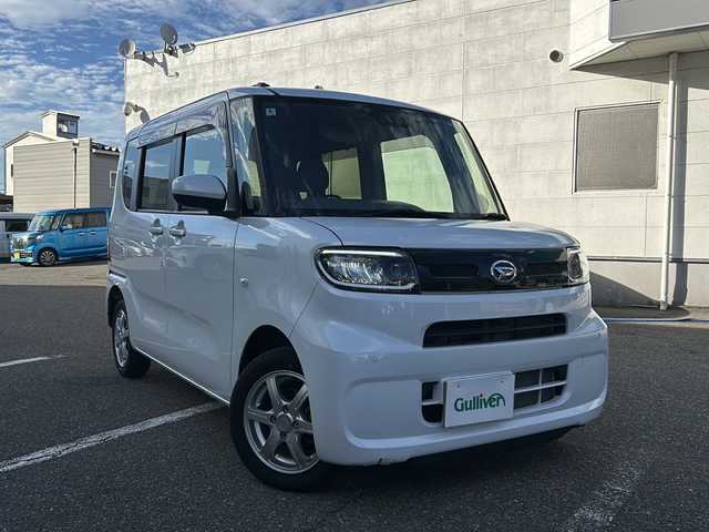ダイハツ タント X セレクション 福井県 2020(令2)年 3万km シャイニングホワイトパール ワンオーナー /4WD/純正メモリナビゲーション/（CD/DVD/BT）/フルセグテレビ /全周囲カメラ/純正前後ドライブレコーダー /プリクラッシュセーフティ/片側電動スライドドア/コーナーセンサー/LEDライト/ステアリングリモコン/アイドリングストップ/ライトレベライザー/オートライト/オートリトラミラー/USBポート/シートヒーター/ETC(ビルトイン)/スマートキー/プッシュスタート/保証書/取扱説明書