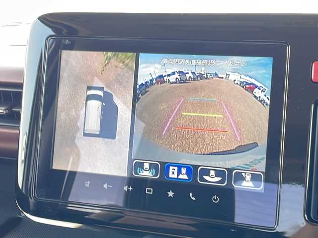 スズキ スペーシア カスタム HYBRID XS ターボ 新潟県 2024(令6)年 0.2万km ピュアホワイトパール/ブラック2トーン 4WD/純正メモリナビ/BT/USB/フルセグテレビ/全方位カメラ/衝突被害軽減ブレーキ/レーンキープアシスト/レーダークルーズコントロール/両側パワースライドドア/半革シート/ベンチシート/シートヒーター /ステアリングヒーター/ステアリングスイッチ/パドルシフト/コーナーセンサー/スマートキー/プッシュスタート/LEDヘッドライト/オートライト/オートハイビーム/フォグランプ/純正15インチアルミホイール