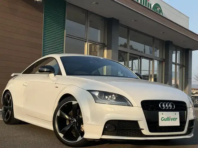アウディ ＴＴクーペ 1．8 TFSI Sライン コンペティション 香川県 2014(平26)年 10万km 白 純正メモリナビ/フルセグ/バックカメラ/純正19インチアルミ/キセノンヘッドライト/ハーフレザーシート/パドルシフト/キーレスキー/ETC