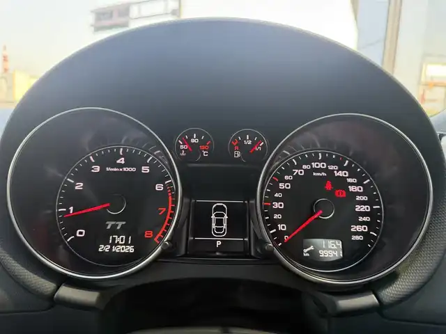 アウディ ＴＴクーペ 1．8 TFSI Sライン コンペティション 香川県 2014(平26)年 10万km 白 純正メモリナビ/フルセグ/バックカメラ/純正19インチアルミ/キセノンヘッドライト/ハーフレザーシート/パドルシフト/キーレスキー/ETC