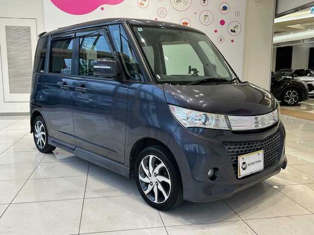 スズキ パレット X 埼玉県 2012(平24)年 11.3万km ルナグレーパールメタリック 純正CDオーディオ/バックカメラ/片側パワースライドドア/HIDオートライト/純正14インチAW/プッシュスタート/ETC/禁煙車