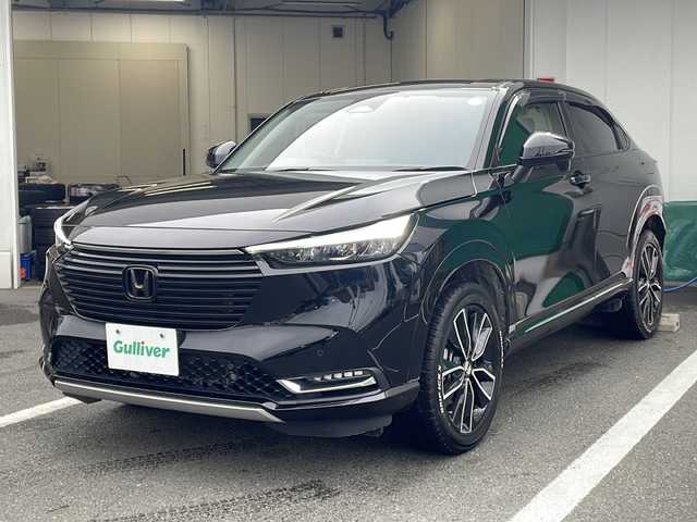 ホンダ ヴェゼル ハイブリッド e:HEV Z 京都府 2023(令5)年 4.1万km クリスタルブラックパール 純正メモリナビ　フルセグ　Ｂｌｕｅｔｏｏｔｈオーディオ　バックカメラ　アダプティブクルーズコントロール　ブラインドスポットモニター　レーンキープアシスト　ＬＥＤヘッドライト　ビルトインＥＴＣ　禁煙車