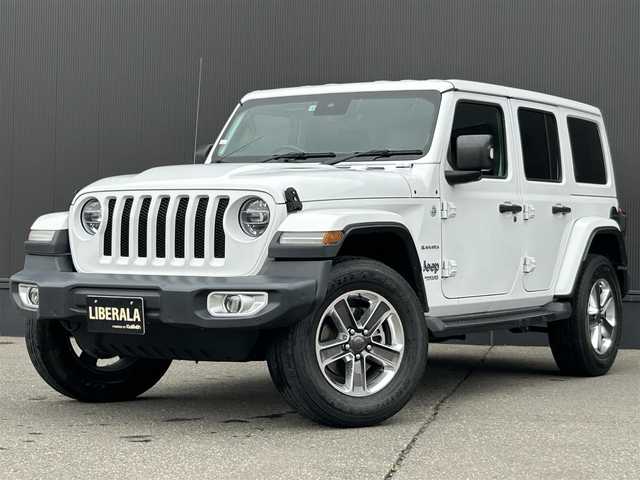 クライスラー・ジープ ジープ ラングラー アンリミテッド サハラ 道東・釧路十勝 2020(令2)年 5.9万km ブライトホワイト アダプティブクルーズコントロール/黒革/シートヒーター/ステアリングヒーター/フロント/サイド/バックカメラ/純正メモリナビ/TV/BT/USB/LEDヘッドライト/オートライト/フロント/リアフォグライト/純正18インチAW/ETC2.0/純正フロアマット/プッシュスタート/スマートキー