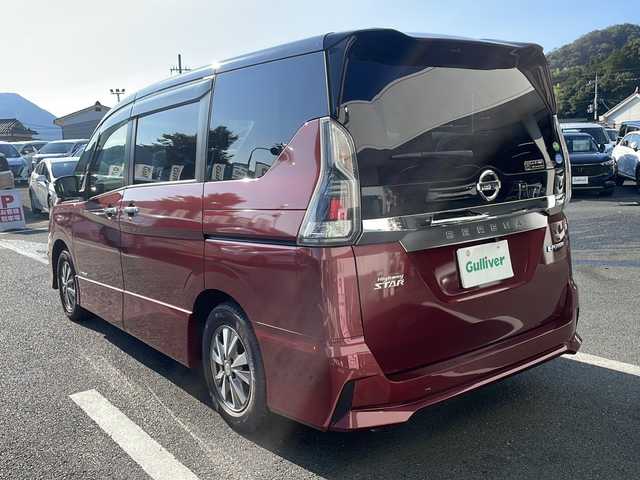 日産 セレナ e－パワー ハイウェイスター V 京都府 2019(平31)年 6.5万km マルーンレッド 2トーン 純正９インチナビ　Ｂｌｕｅｔｏｏｔｈオーディオ　フルセグ　ＤＶＤ再生　アラウンドビューモニター　後席フリップダウンモニター　プロパイロット　両側パワースライド　シートヒーター　ＬＥＤヘッドライト