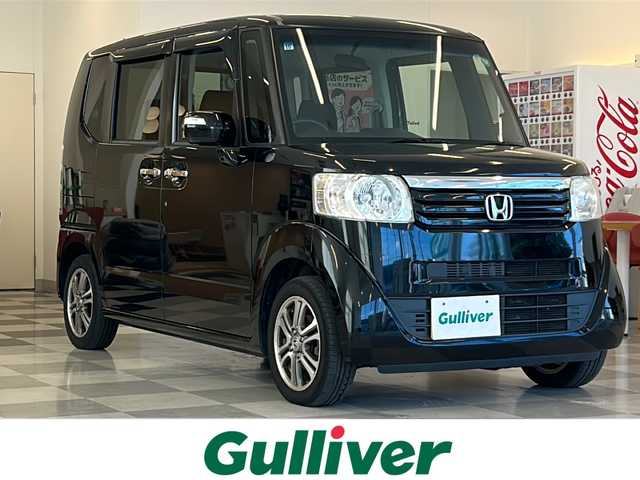 ホンダ Ｎ ＢＯＸ ＋ G SSパッケージ 岐阜県 2013(平25)年 10.5万km クリスタルブラックパール 純正ナビゲーション/バックモニター/Bluetooth/テレビ/両側電動スライドドア/ETC/アイドリングストップ/プッシュスタート/スマートキー/スペアキー/アイドリングストップ/HIDヘッドライト/オートエアコン/運転席ハイトアジャスター