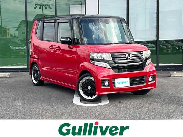 ホンダ Ｎ ＢＯＸ カスタム G Aパッケージ 岐阜県 2014(平26)年 15.3万km ミラノレッド 登録時走行距離152783km/社外ＳＤナビ/ワンセグＴＶ/バックカメラ/ツートンカラー/片側パワースライドドア/ＵＳＢ/ＥＴＣ/Ｂｌｕｅ　ｔｏｏｔｈ/純正フロアマット/社外アルミホイール/ベンチシート/フルフラットシート/禁煙車/ABS/横滑り防止装置/盗難防止装置/オートライト/エアバッグ/衝突被害軽減システム/カーテンエアバッグ
