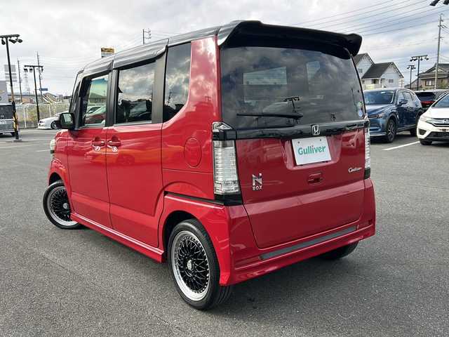 ホンダ Ｎ ＢＯＸ カスタム G Aパッケージ 岐阜県 2014(平26)年 15.3万km ミラノレッド 登録時走行距離152783km/社外ＳＤナビ/ワンセグＴＶ/バックカメラ/ツートンカラー/片側パワースライドドア/ＵＳＢ/ＥＴＣ/Ｂｌｕｅ　ｔｏｏｔｈ/純正フロアマット/社外アルミホイール/ベンチシート/フルフラットシート/禁煙車/ABS/横滑り防止装置/盗難防止装置/オートライト/エアバッグ/衝突被害軽減システム/カーテンエアバッグ