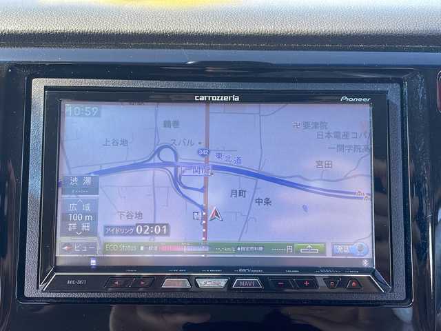 ホンダ Ｎ ＷＧＮ カスタム G ターボパッケージ 岩手県 2015(平27)年 10.5万km プレミアムホワイトパール 4WD/社外ナビ(CD/DVD/ラジオ/Bluetooth)/フルセグテレビ/バックカメラ/クルーズコントロール/パドルシフト/衝突軽減ブレーキ(CTBA)/ETC/ハーフレザーシート/ステアリングスイッチ/スマートキー/HIDヘッドライト/オートライト/純正15inアルミホイール/純正フロアマット/ドアバイザー