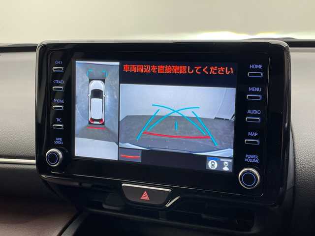 トヨタ ヤリスクロス ハイブリッド Z 愛媛県 2021(令3)年 5.9万km ホワイトパールクリスタルシャイン 純正8型ナビ Bluetooth フルセグ 全周囲カメラ モデリスタエアロ 電動リアゲート 衝突被害軽減ブレーキ レーンアシスト コーナーセンサー ブラインドスポットモニター オートマチックハイビーム オートライト シートヒーター パワーシート ハーフレザーシート ETC 禁煙車