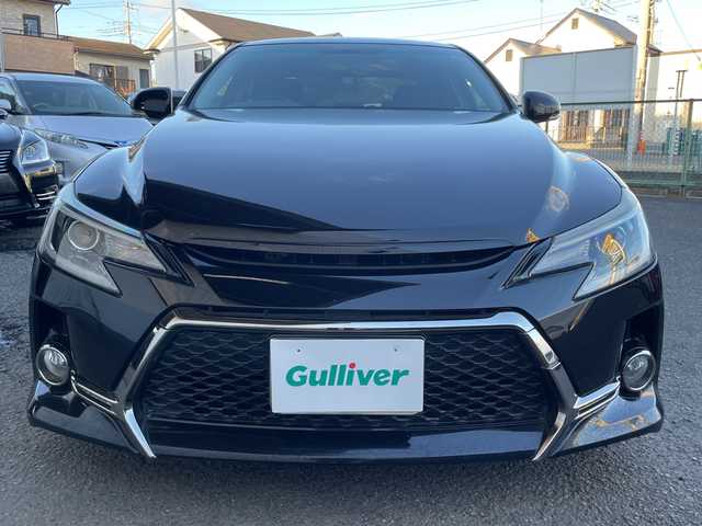 トヨタ マークＸ 350S G’s 神奈川県 2014(平26)年 5.4万km ブラック プッシュスタート/純正SDナビ/AM/FM/Bluetooth接続/フルセグTV/HDMI/ビルトインETC/パドルシフト/クルーズコントロール/横滑り防止装置/HIDライト/フォグライト/オートライト/USB端子/電動格納ミラー/純正フロアマット