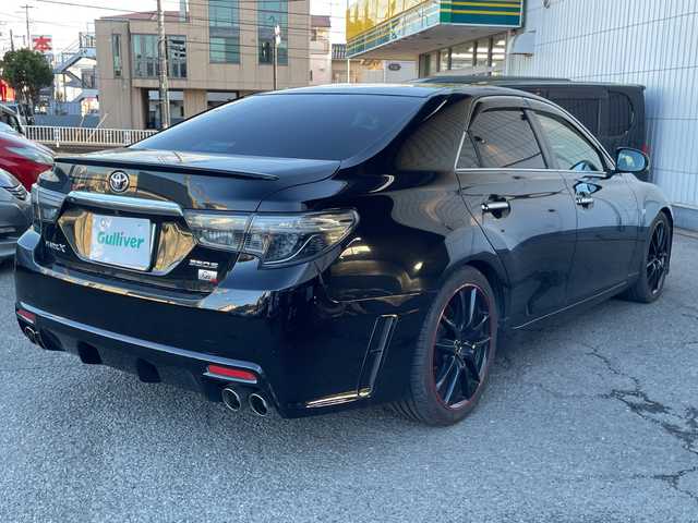 トヨタ マークＸ 350S G’s 神奈川県 2014(平26)年 5.4万km ブラック プッシュスタート/純正SDナビ/AM/FM/Bluetooth接続/フルセグTV/HDMI/ビルトインETC/パドルシフト/クルーズコントロール/横滑り防止装置/HIDライト/フォグライト/オートライト/USB端子/電動格納ミラー/純正フロアマット