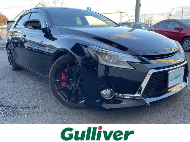 トヨタ マークＸ 350S G’s 神奈川県 2014(平26)年 5.4万km ブラック プッシュスタート/純正SDナビ/AM/FM/Bluetooth接続/フルセグTV/HDMI/ビルトインETC/パドルシフト/クルーズコントロール/横滑り防止装置/HIDライト/フォグライト/オートライト/USB端子/電動格納ミラー/純正フロアマット