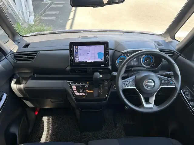 日産 ルークス HWS Gターボ プロパイロットED 静岡県 2021(令3)年 3.2万km アトランティックブルー 純正9型SDナビ/→【CD/DVD再生/フルセグTV/BT】/全周囲カメラ/ドライブレコーダー/ETC/プロパイロット/両側パワースライドドア/ハンズフリースライドドア/サーキュレーター/電動格納ミラー/ISOFIX/リアサンシェード/革巻きステアリング/ステアリングリモコン/純正LEDヘッドライト/LEDフォグランプ/オートライト/オートハイビーム/プッシュスタート/スマートキー