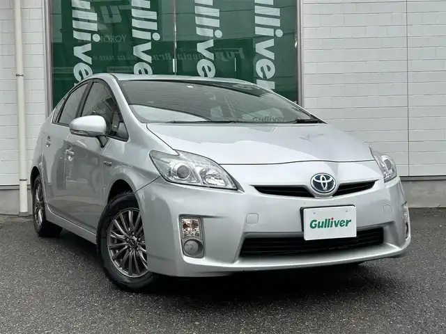 トヨタ プリウス S 新潟県 2010(平22)年 18.8万km シルバーM ETC/クルーズコントロール/ドライブレコーダー/メモリナビ/フルセグテレビ/ウィンカーミラー/プッシュスタート/電動格納ミラー