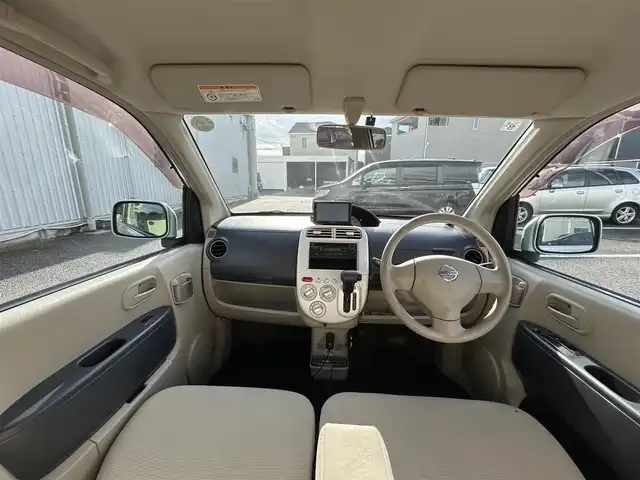 日産 オッティ M 静岡県 2007(平19)年 9.6万km シルバー ユーザー買取車両/ETC/スマートキー/片側パワースライドドア/社外ナビ（YPB618si）/スペアキー/純性フロアマット
