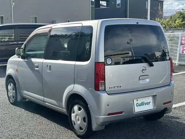 日産 オッティ M 静岡県 2007(平19)年 9.6万km シルバー ユーザー買取車両/ETC/スマートキー/片側パワースライドドア/社外ナビ（YPB618si）/スペアキー/純性フロアマット