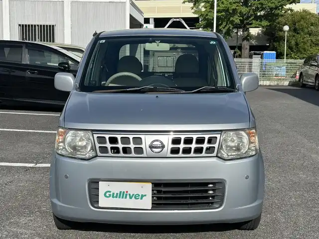 日産 オッティ M 静岡県 2007(平19)年 9.6万km シルバー ユーザー買取車両/ETC/スマートキー/片側パワースライドドア/社外ナビ（YPB618si）/スペアキー/純性フロアマット