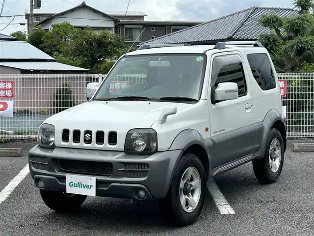 スズキ ジムニー シエラ ランドベンチャー 静岡県 2008(平20)年 3.9万km 白 ユーザー買取車両/ETC/背面タイヤ/ルーフレール/シートヒーター/純性15インチAW/リモコンキー/スペアキー×1/レザーシート/純性フロアマット/4WD/ウィンカーミラー