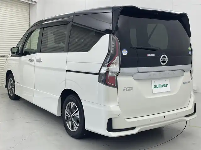 日産 セレナ e－パワー ハイウェイスター V 茨城県 2021(令3)年 5万km ブリリアントホワイトパール 2トーン 純正10型ナビ/フルセグ/社外フリップダウンモニター/プロパイロット/衝突被害軽減ブレーキ/車線逸脱抑制装置/オートマチックハイビーム/クリアランスソナー/BSM/両側電動スライドドア/ETC/ドラレコ/防水シート/純正15インチAW/LEDヘッドライト/スマートキー
