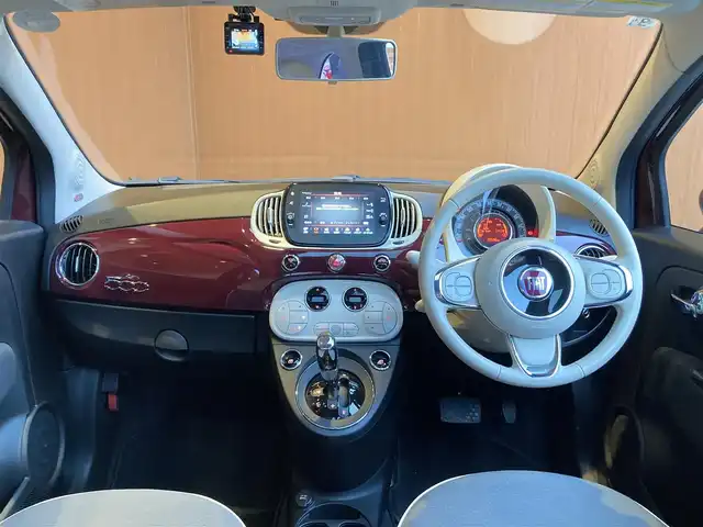 フィアット ５００ エレガンツァ 愛知県 2021(令3)年 2.3万km オペラボルドー 100台限定/純正ディスプレイオーディオ /Bluetooth /AppleCarPlay /AndroidAuto /BETSサウンドスピーカー /HIDヘッドライト /フルオートエアコン /クルーズコントロール /リアパーキングセンサー /ETC /純正15インチAW