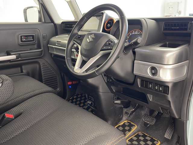 スズキ スペーシア ギア HYBRID XZターボ 沖縄県 2021(令3)年 4.8万km オフブルーメタリック/ガンメタリック2トーンルーフ 社外ディスプレイオーディオ【DMH-SF500】/applecarplay/Ｂｌｕｅｔｏｏｔｈ/全方位モニター/バックカメラ/ＥＴＣ/ＬＥＤヘッドライト/両側パワースライドドア/クルーズコントロール/ＨＵＤ/プッシュスタート　/サーキュレーター