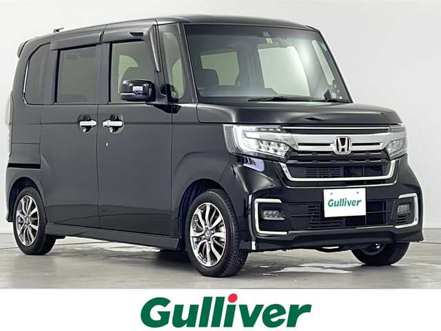 ホンダ Ｎ ＢＯＸ カスタム L 岐阜県 2023(令5)年 0.9万km クリスタルブラックパール ホンダセンシング/衝突軽減ブレーキ/レーンキープアシスト/レーダークルーズコントロール/オートハイビーム/コーナーセンサー/純正7インチナビ/　(AM/FM/CD/DVD/Bluetooth/フルセグTV)/バックカメラ/片側パワースライドドア/LEDヘッドライト/シートヒーター/純正ドライブレコーダー/ビルトインETC/純正アルミホイール/純正フロアマット