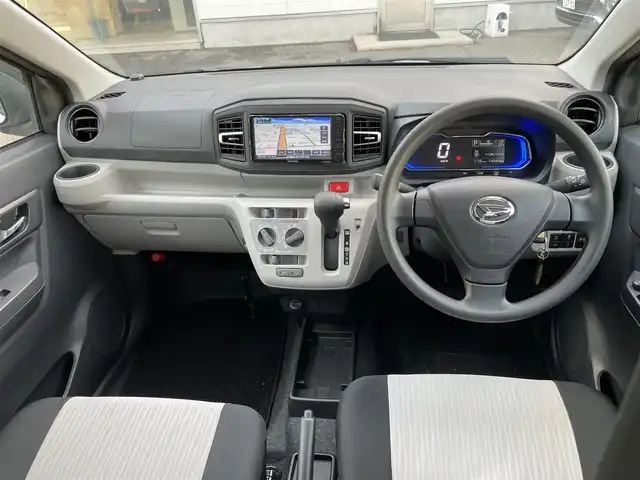 ダイハツ ミラ イース X SAⅢ 新潟県 2019(平31)年 1.4万km パールホワイトⅢ ４WD/メモリナビ/ワンセグテレビ/バックカメラ/アイドリングストップ/ドアバイザー/コーナーセンサー/オートハイビーム/レベライザー/衝突軽減