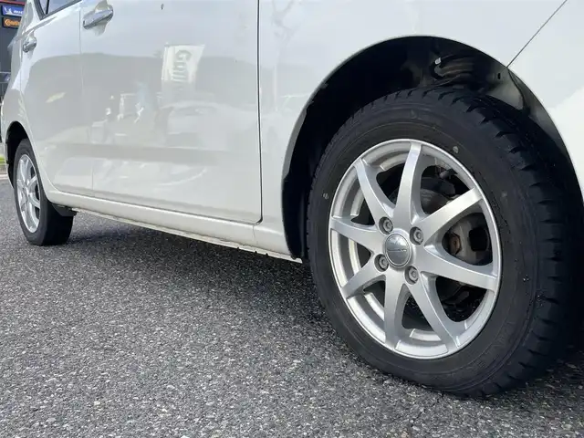 ダイハツ ミラ イース X SAⅢ 新潟県 2019(平31)年 1.4万km パールホワイトⅢ ４WD/メモリナビ/ワンセグテレビ/バックカメラ/アイドリングストップ/ドアバイザー/コーナーセンサー/オートハイビーム/レベライザー/衝突軽減