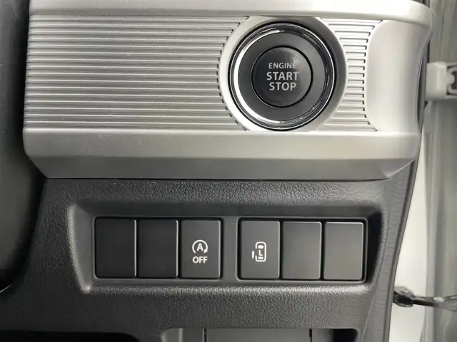 スズキ スペーシア カスタム HYBRID GS 富山県 2018(平30)年 2.4万km ピュアホワイトP 社外ナビ（AM/FM/CD/ワンセグ）/片側パワースライドドア/D席シートヒーター/横滑り防止装置/アイドリングストップ/オートLEDライト/フォグライト/純正アルミホイール/純正フロアマット/電動格納ミラー/スマートキー/スペアキー