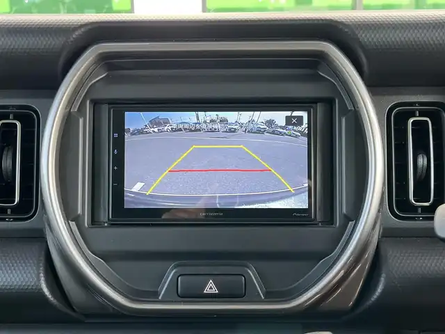 スズキ ハスラー Jスタイル Ⅱ ターボ 奈良県 2023(令5)年 2.1万km クールカーキパールメタリック/ソフトベージュメタリック ワンオーナー車/禁煙車/社外ディスプレイオーディオ　/Bluetooth　/USB/HDMI入力　/バックカメラ　/前後ドライブレコーダー　/追従型クルーズコントロール　/パドルシフト/前席シートヒーター　/社外フロアマット/純正アルミホイール/ルーフレール/オートLEDライト　/衝突被害軽減ブレーキ/横滑り防止装置/車線逸脱警報　/W+サイド+カーテンエアバッグ/スペアキー1本/保証書/取扱説明書