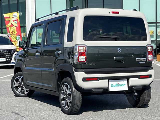 スズキ ハスラー Jスタイル Ⅱ ターボ 奈良県 2023(令5)年 2.1万km クールカーキパールメタリック/ソフトベージュメタリック ワンオーナー車/禁煙車/社外ディスプレイオーディオ　/Bluetooth　/USB/HDMI入力　/バックカメラ　/前後ドライブレコーダー　/追従型クルーズコントロール　/パドルシフト/前席シートヒーター　/社外フロアマット/純正15インチアルミホイール/ルーフレール/オートLEDライト　/衝突被害軽減ブレーキ/横滑り防止装置/車線逸脱警報　/W+サイド+カーテンエアバッグ/スペアキー1本/保証書/取扱説明書